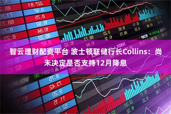 智云理财配资平台 波士顿联储行长Collins：尚未决定是否支持12月降息