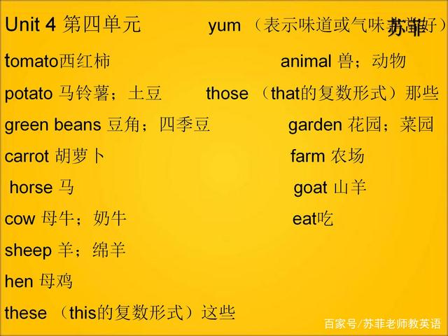 人教版四大学英语下册全册单词插图(4)