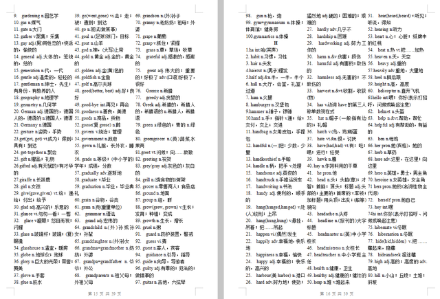 大学英语新课标3500个词汇,高一高二高三都需要!最全收拾!插图(8)