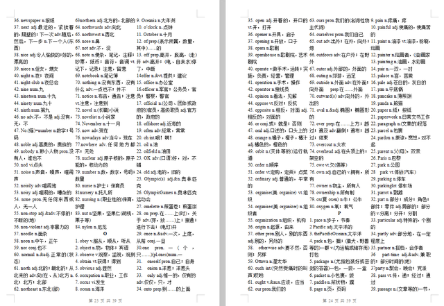 大学英语新课标3500个词汇,高一高二高三都需要!最全收拾!插图(12)